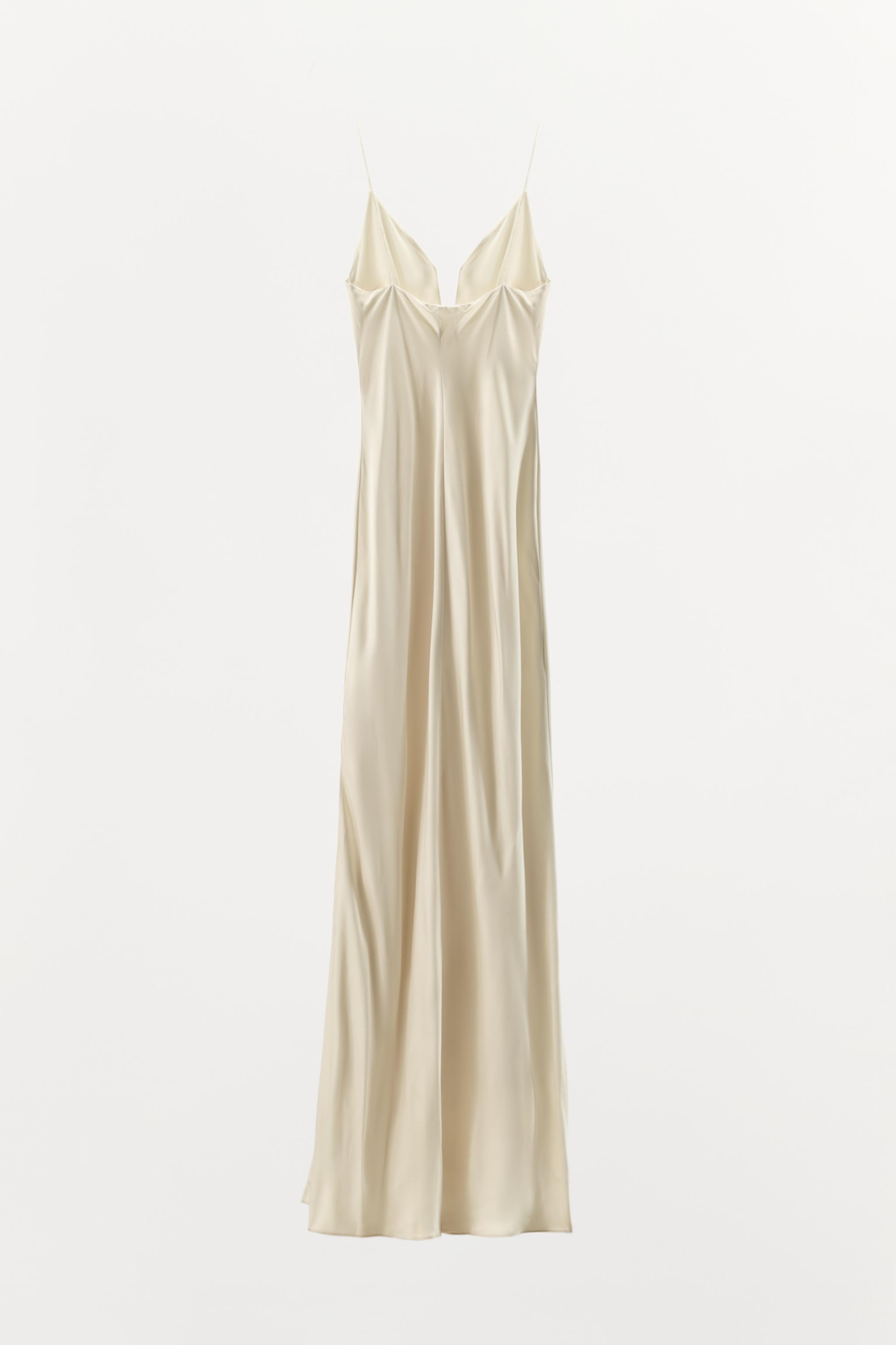 100% VISCOSE LONG DRESS